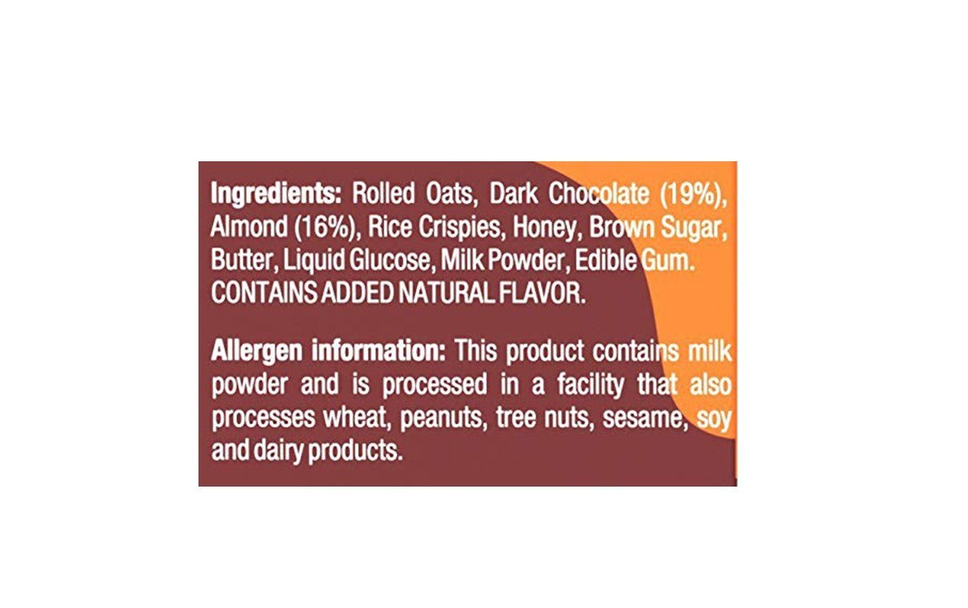 ASAP Almond & Dark Chocolate Bars   Box  40 grams